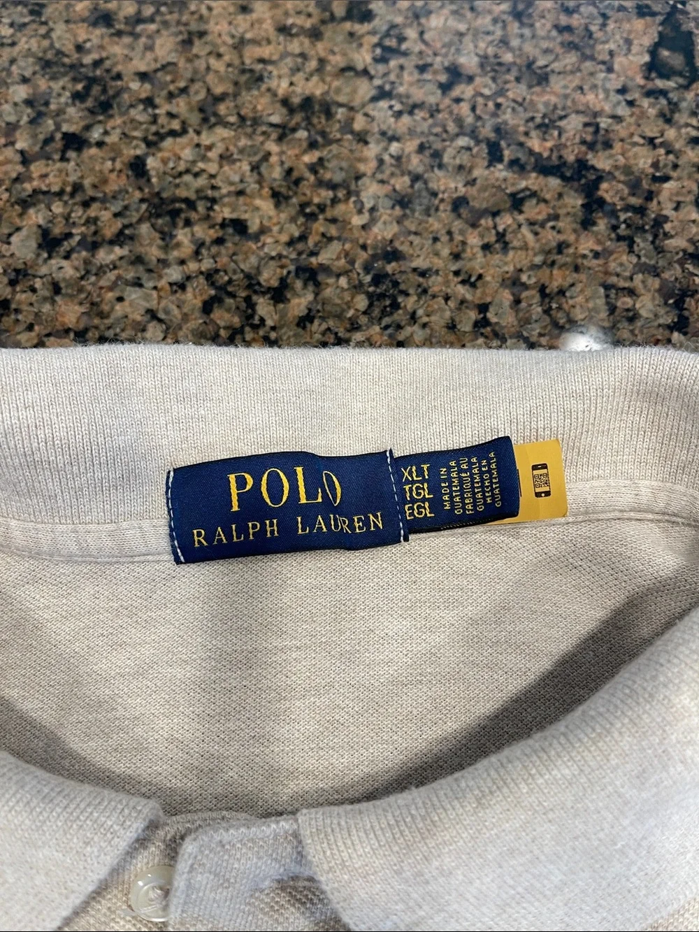 Polo by Ralph Lauren Light Gray Short-Sleeve Polo with Embroidered Pony